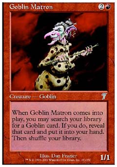 Goblin Matron (7th Edition) Medium Play Foil