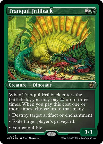 Tranquil Frillback (Foil Etched) (March of the Machine: The Aftermath) Near Mint Foil