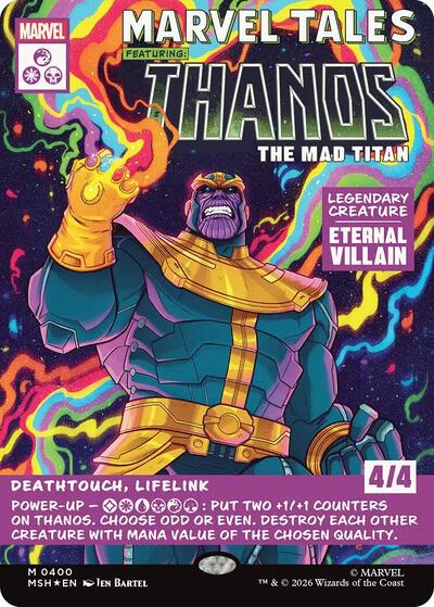 Thanos  The Mad Titan  Borderless   0400|1|0|0.00