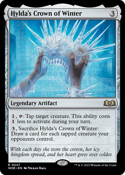 Hylda's Crown of Winter (Wilds of Eldraine) Light Play Foil
