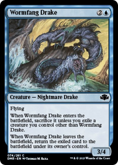 Wormfang Drake (Dominaria Remastered) Near Mint