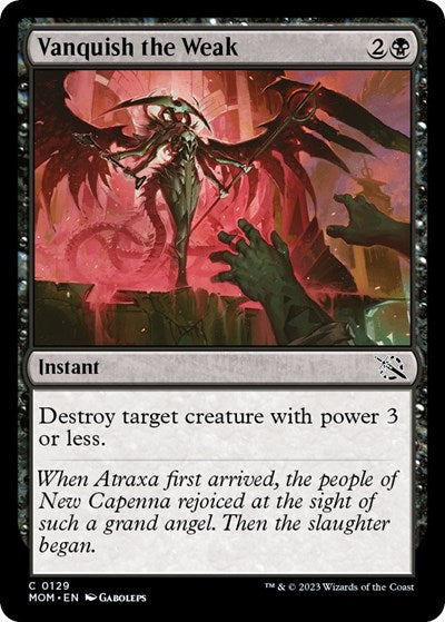 Vanquish the Weak (March of the Machine) Near Mint Foil