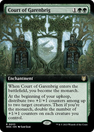 Court of Garenbrig (Extended Art) (Commander: Wilds of Eldraine) Near Mint