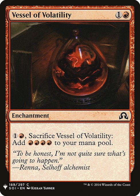 Vessel of Volatility (Mystery Booster) Near Mint