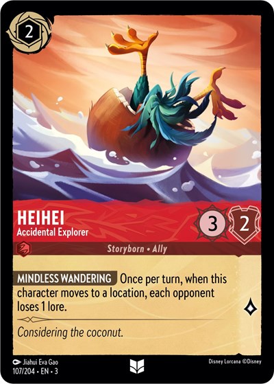 HeiHei - Accidental Explorer (Into the Inklands) Near Mint Cold Foil