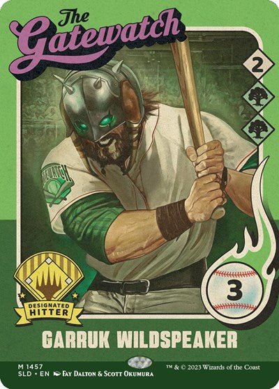 Garruk Wildspeaker (1457) (Secret Lair) Medium Play Foil