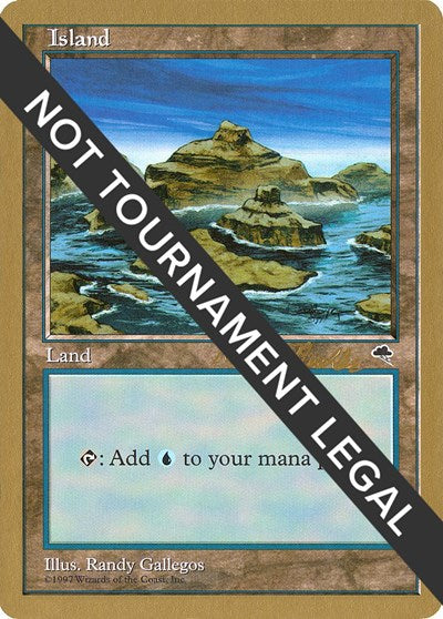 Island (Inlet) - 1998 Randy Buehler (TMP) (World Championship Decks) Medium Play
