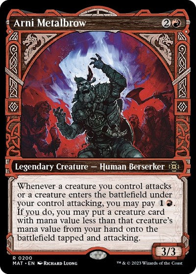 Arni Metalbrow (Halo Foil) (March of the Machine: The Aftermath) Light Play Foil