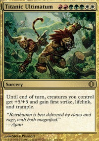 Titanic Ultimatum (Shards of Alara) Medium Play