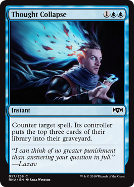 Thought Collapse (Ravnica Allegiance) Near Mint Foil