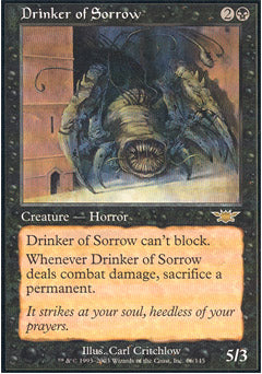 Drinker of Sorrow (Legions) Light Play Foil