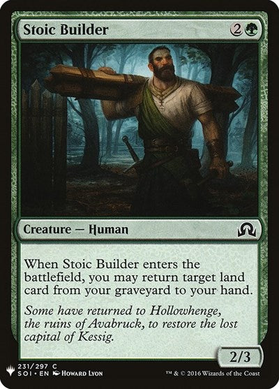 Stoic Builder (Mystery Booster) Near Mint