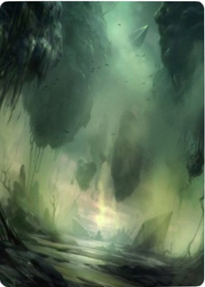 Swamp Art Card (13/81) (Art Series: Zendikar Rising) Near Mint