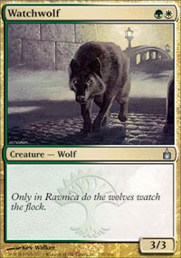 Watchwolf (Ravnica) Light Play Foil