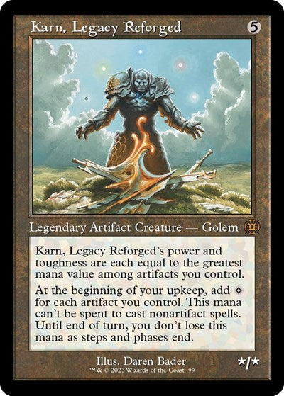 Karn, Legacy Reforged (Retro Frame) (March of the Machine: The Aftermath) Light Play