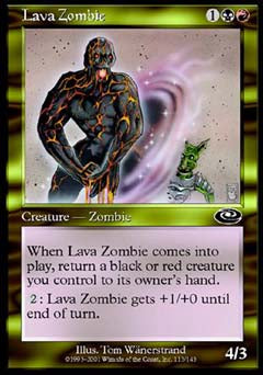 Lava Zombie (Planeshift) Medium Play Foil
