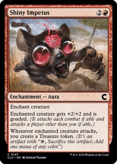 Shiny Impetus (Ravnica: Clue Edition) Light Play