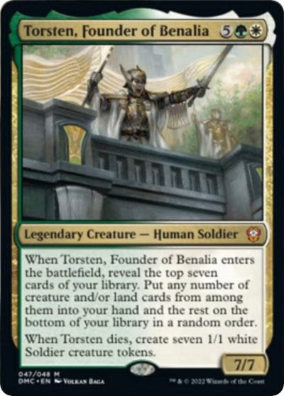 Torsten, Founder of Benalia (Commander: Dominaria United) Near Mint Foil