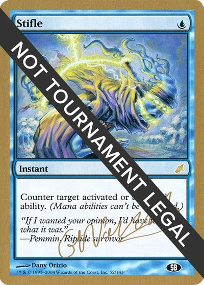 Stifle - 2004 Gabriel Nassif (SCG) (SB) (World Championship Decks) Medium Play
