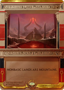 Blood Moon (Amonkhet Invocations) Light Play Foil