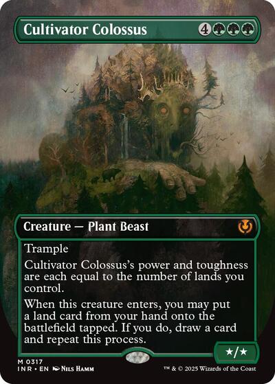 Cultivator Colossus (Borderless) (Innistrad Remastered) Light Play