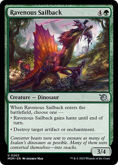 Ravenous Sailback (March of the Machine) Light Play