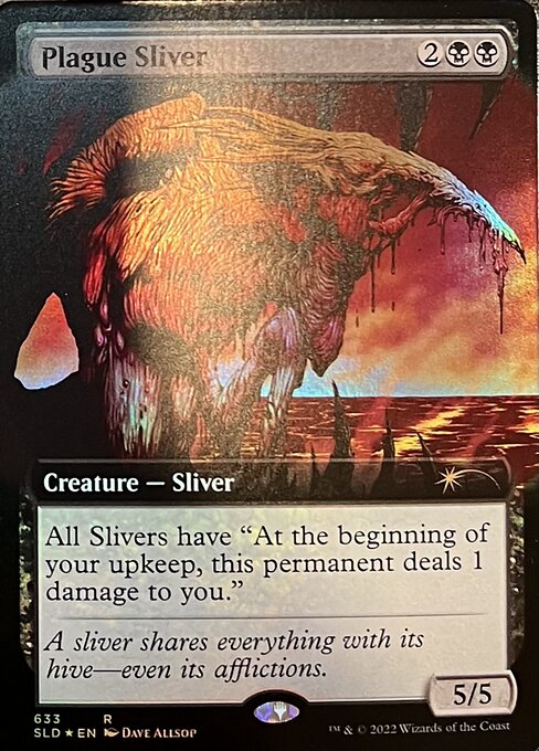 Plague Sliver (Extended Art) (Secret Lair) Near Mint Foil