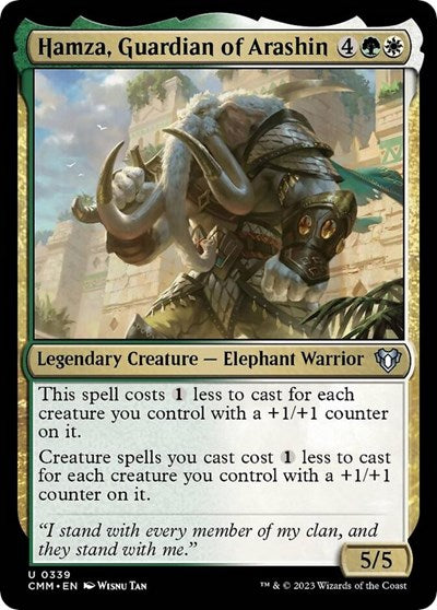 Hamza, Guardian of Arashin (Commander Masters) Near Mint