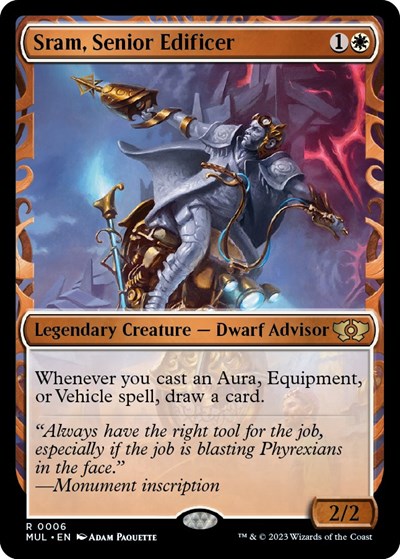 Sram, Senior Edificer (March of the Machine: Multiverse Legends) Near Mint