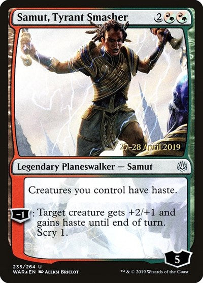 Samut, Tyrant Smasher (Promos: Prerelease Cards) Light Play Foil