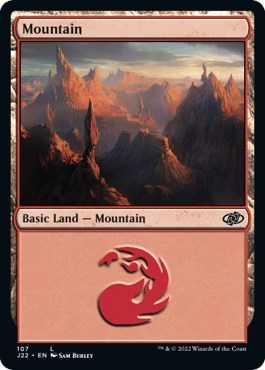 Mountain (107) (Jumpstart 2022) Medium Play