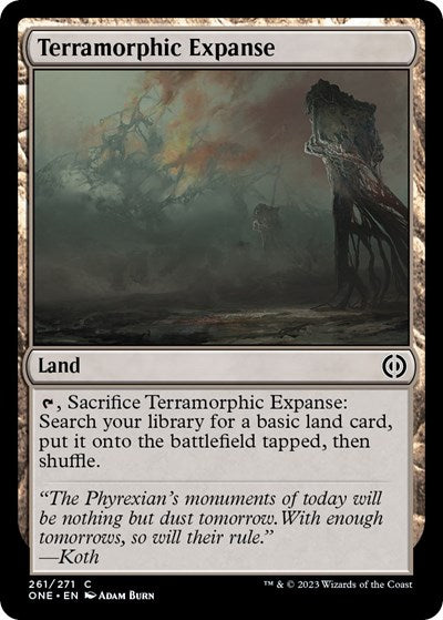 Terramorphic Expanse (Phyrexia: All Will Be One) Near Mint