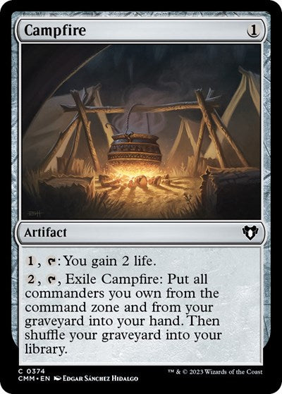 Campfire (Commander Masters) Near Mint Foil