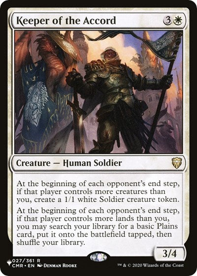 Keeper of the Accord (The List) Light Play