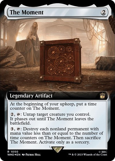 The Moment (Extended Art) (Surge Foil) (Universes Beyond: Doctor Who) Near Mint Foil