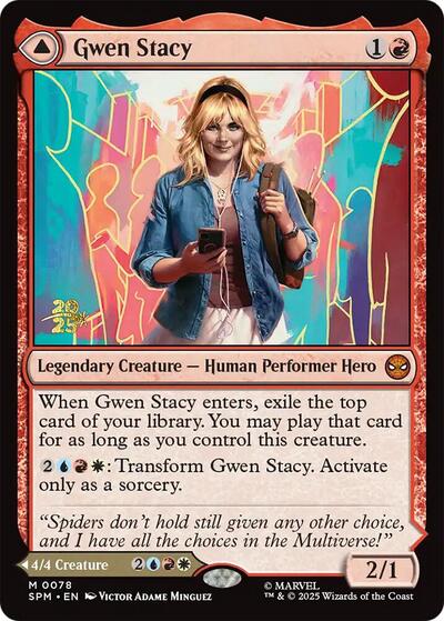 Gwen Stacy (Promos: Prerelease Cards) Near Mint Foil