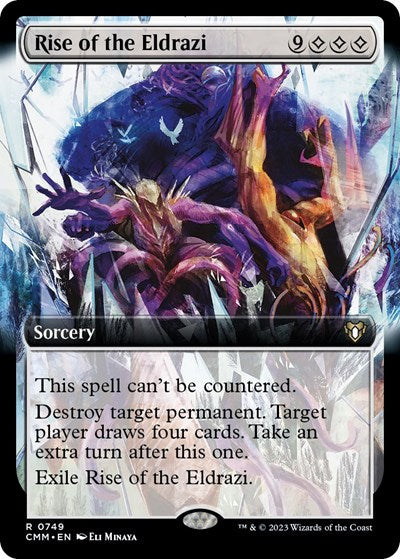 Rise of the Eldrazi (Extended Art) (Commander Masters) Light Play