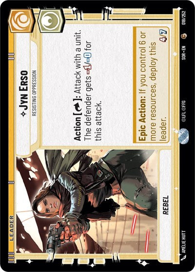 Jyn Erso Resisting Oppression (Spark of Rebellion) Near Mint