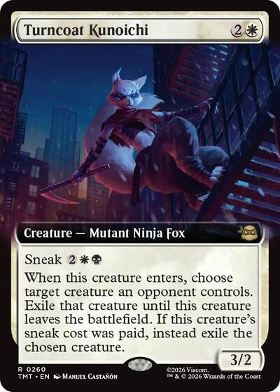 Turncoat Kunoichi (Extended Art) (Teenage Mutant Ninja Turtles) Near Mint Foil