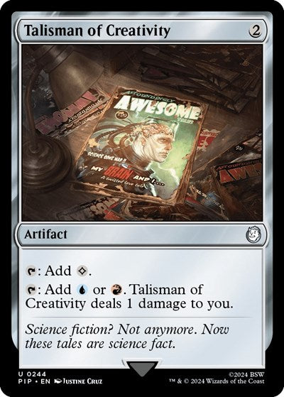 Talisman of Creativity (Universes Beyond: Fallout) Light Play Foil