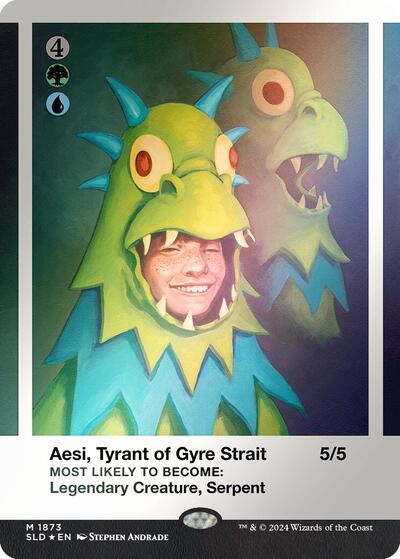 Aesi, Tyrant of Gyre Strait (Rainbow Foil) (Secret Lair) Near Mint Foil