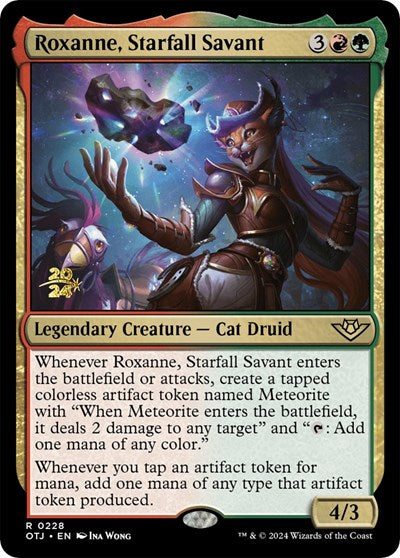 Roxanne, Starfall Savant (Promos: Prerelease Cards) Light Play Foil