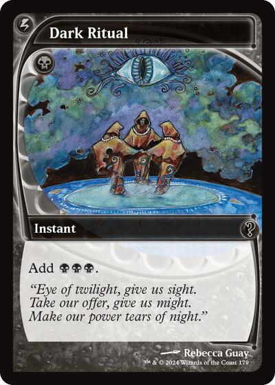 Dark Ritual (Future Sight) (Mystery Booster 2) Near Mint Foil
