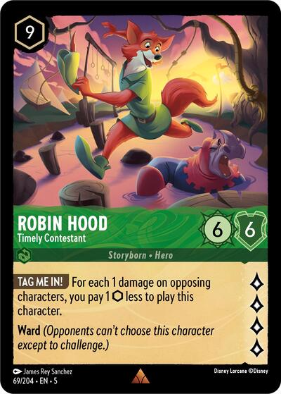 Robin Hood - Timely Contestant (Shimmering Skies) Near Mint