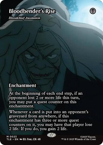 Bloodbender's Rise - Bloodchief Ascension (Borderless) (Avatar: The Last Airbender: Eternal-Legal) Near Mint