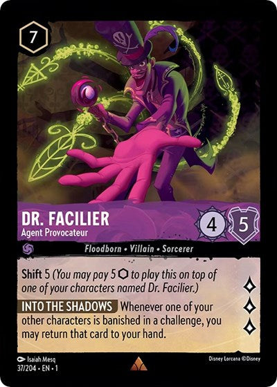 Dr. Facilier - Agent Provocateur (The First Chapter) Near Mint Cold Foil