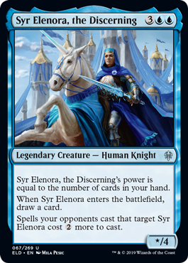 Syr Elenora, the Discerning (Throne of Eldraine) Medium Play Foil