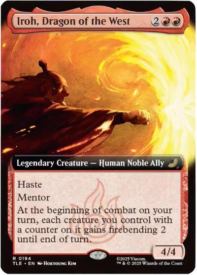 Iroh, Dragon of the West (Extended Art) (Avatar: The Last Airbender: Eternal-Legal) Light Play