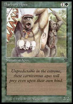 Barbary Apes (Legends) Light Play