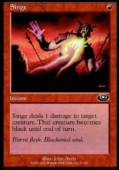 Singe (Planeshift) Near Mint Foil